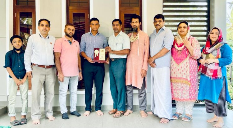 Captain at 24, CIGI felicitates Dr Adhil Hameed Chettiyam